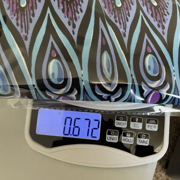 Bob Mackie Wearable Art Long Sleeve Knit Tunic Top 1X Artsy Bell Sleeve - Picture 10 of 10